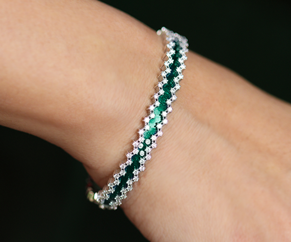 Harmony Diamond Bangle