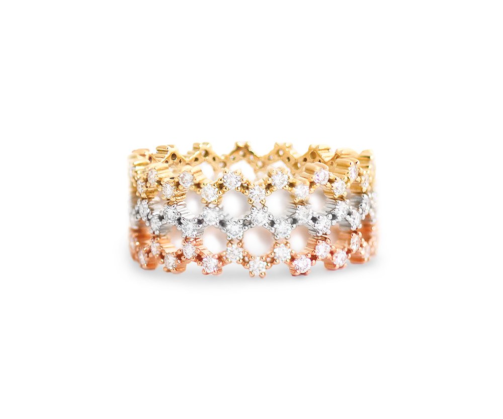 Harmony Dentelle Ring - Maison Mirath