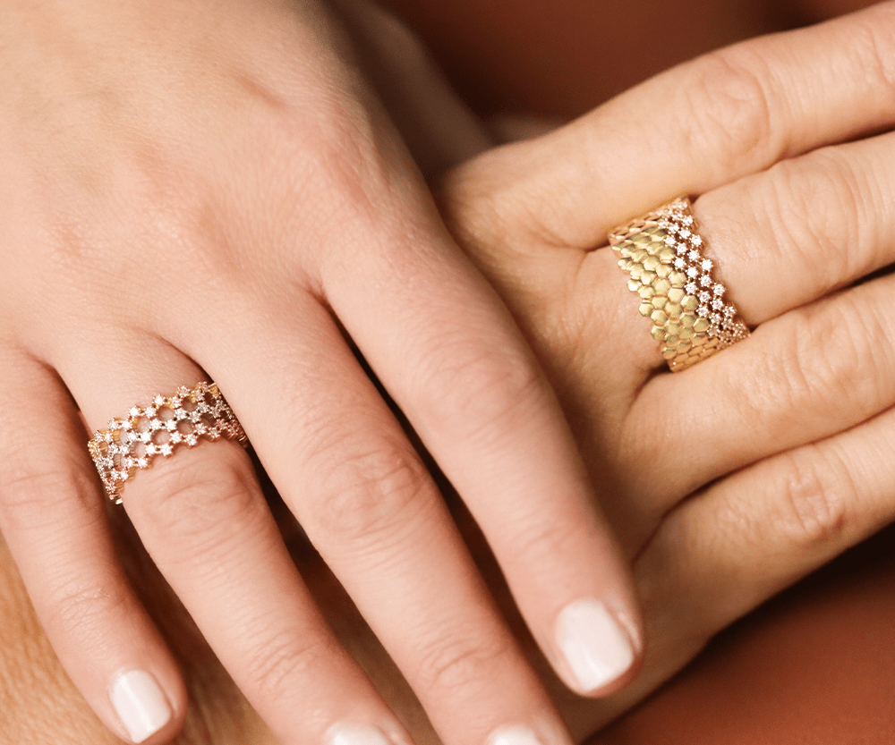 Harmony Dentelle Ring - Maison Mirath