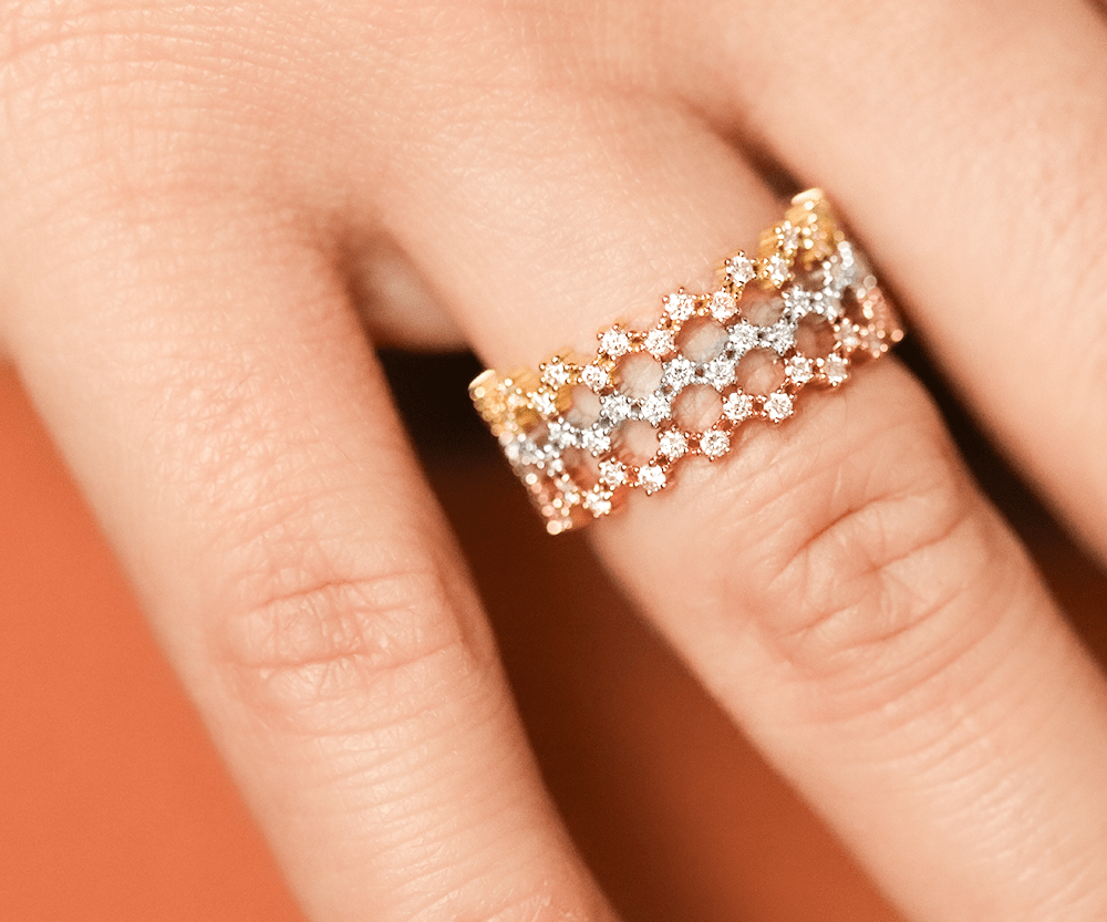 Harmony Dentelle Ring - Maison Mirath