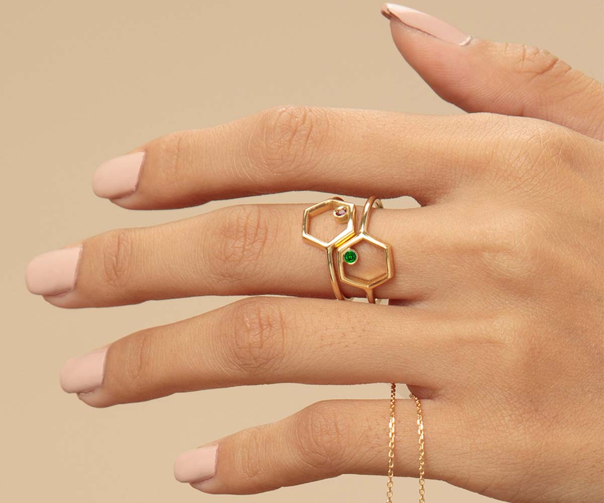 Hexagone Ring - Maison Mirath