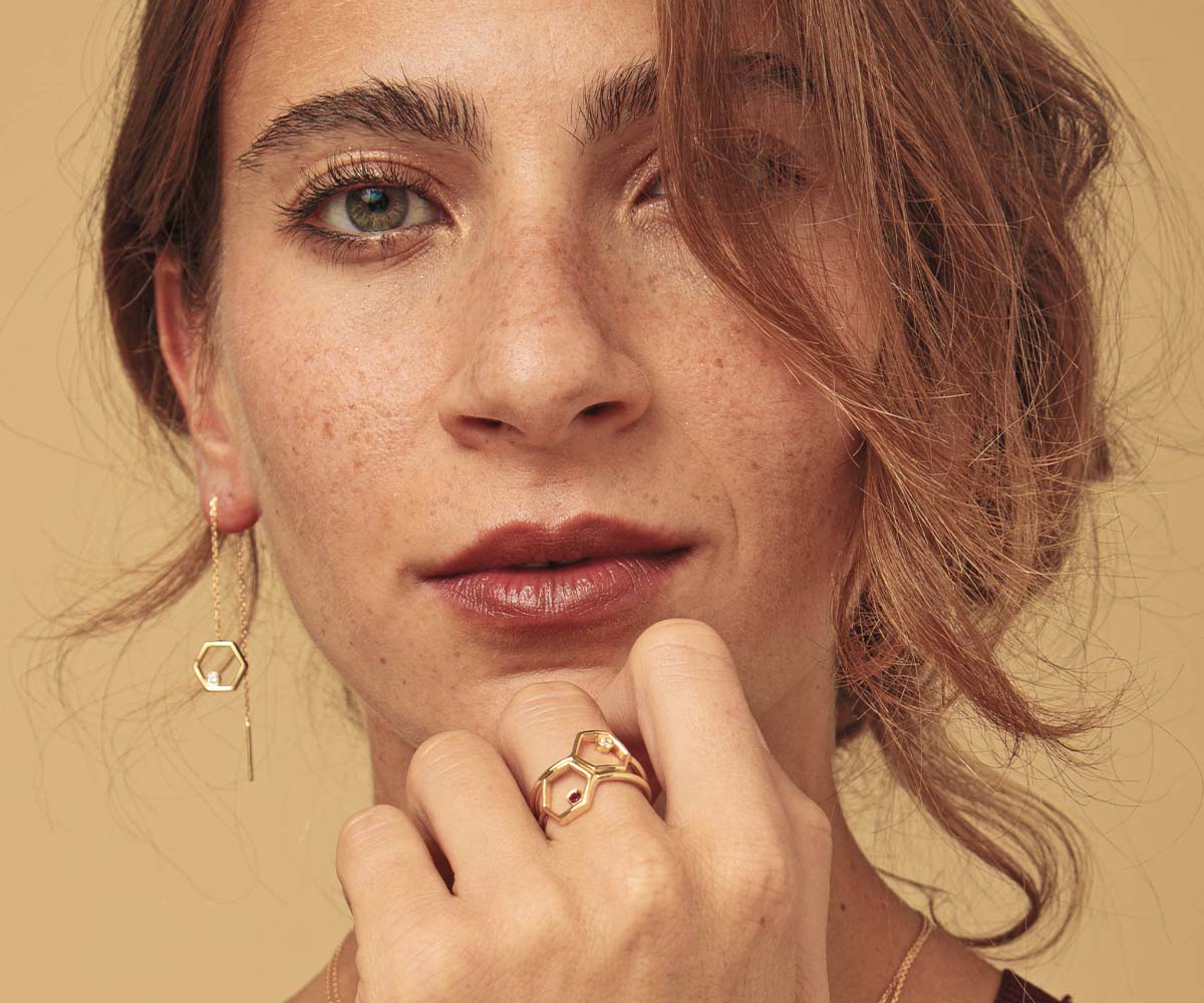 Hexagone Ring - Maison Mirath