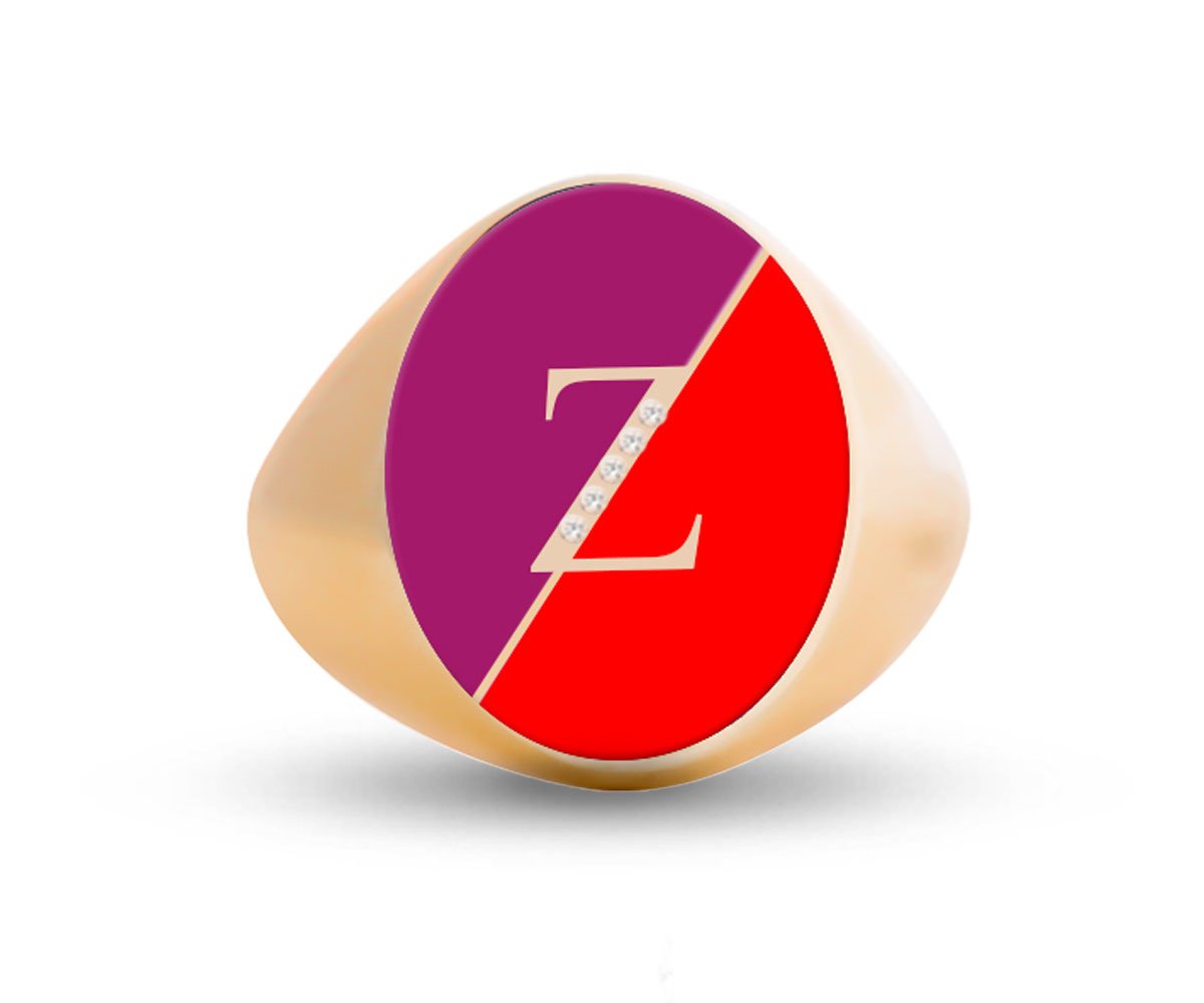 Intersections Letter Ring - Maison Mirath