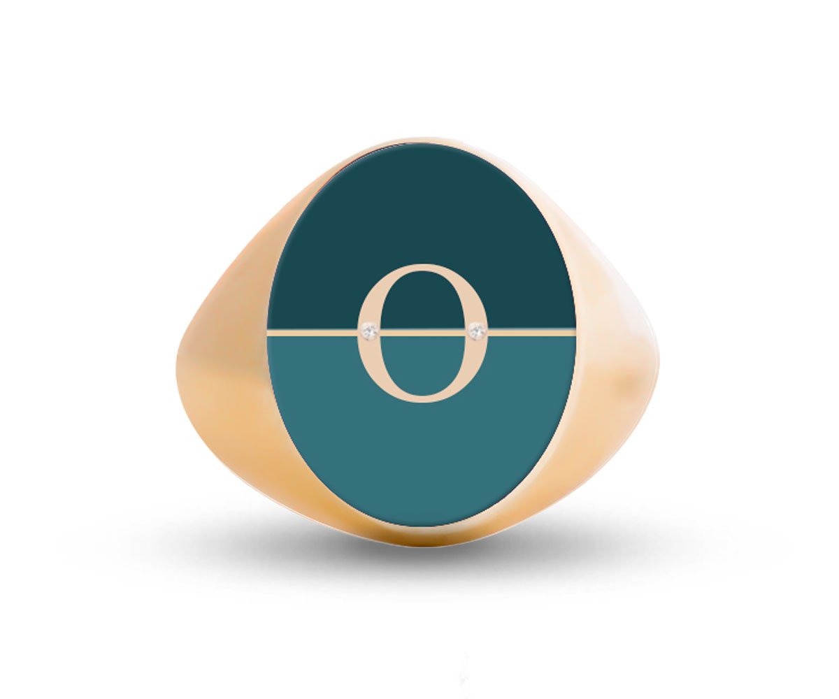 Intersections Letter Ring - Maison Mirath