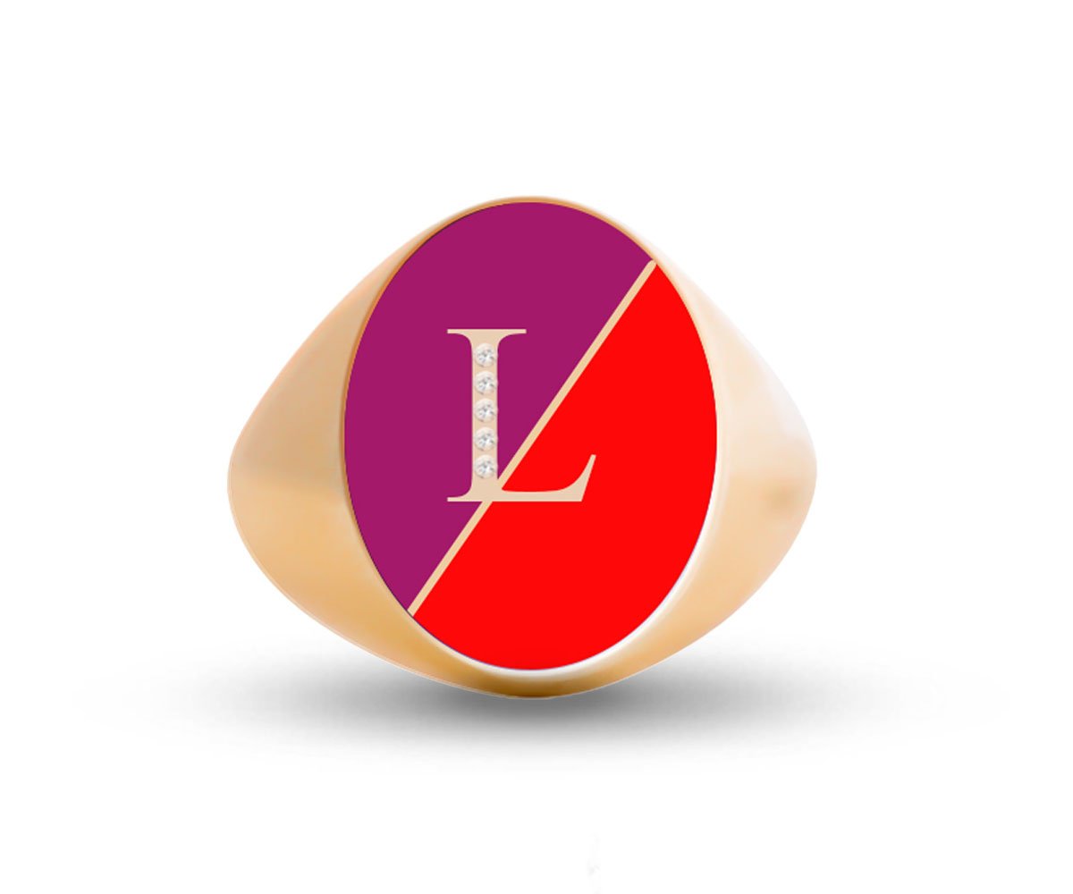 Intersections Letter Ring - Maison Mirath