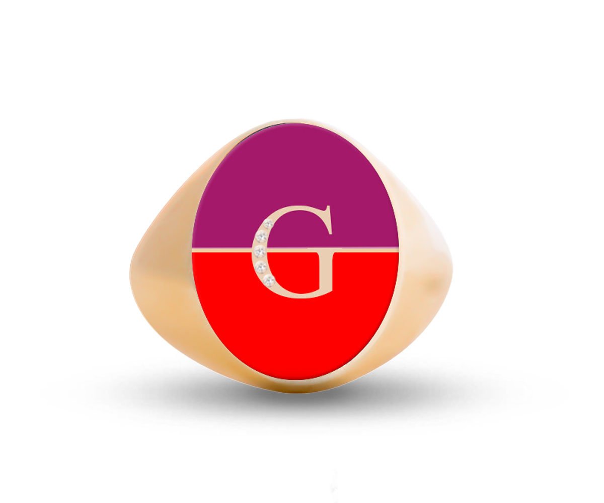 Intersections Letter Ring - Maison Mirath