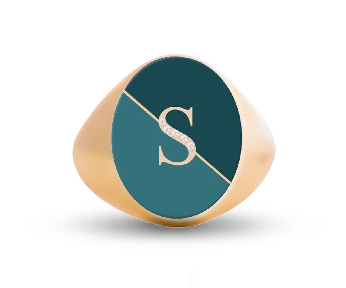 Intersections Letter Ring - Maison Mirath