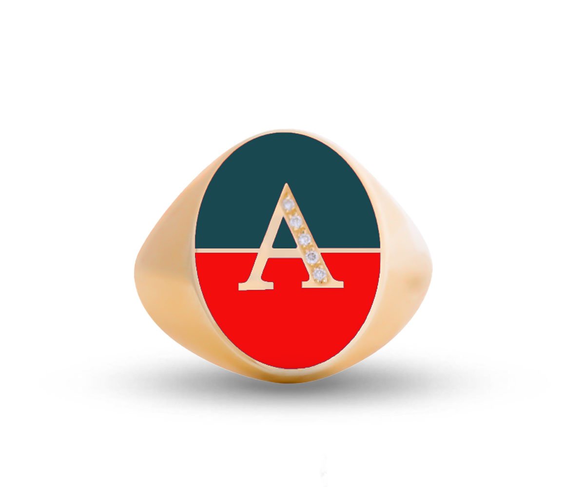 Intersections Letter Ring - Maison Mirath