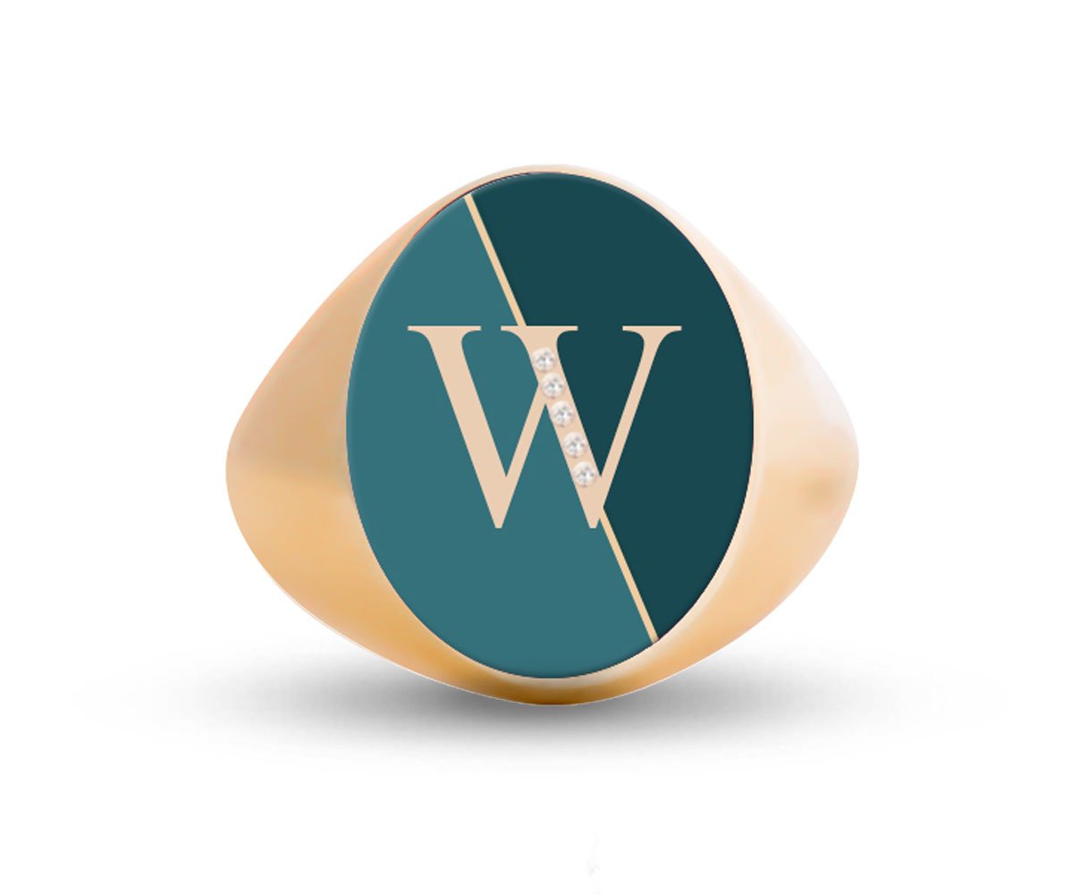 Intersections Letter Ring - Maison Mirath