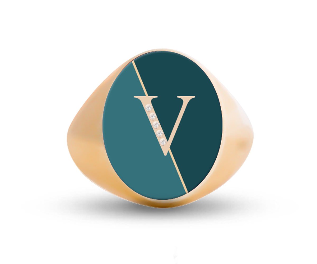 Intersections Letter Ring - Maison Mirath