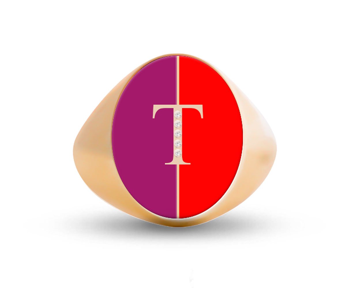 Intersections Letter Ring - Maison Mirath