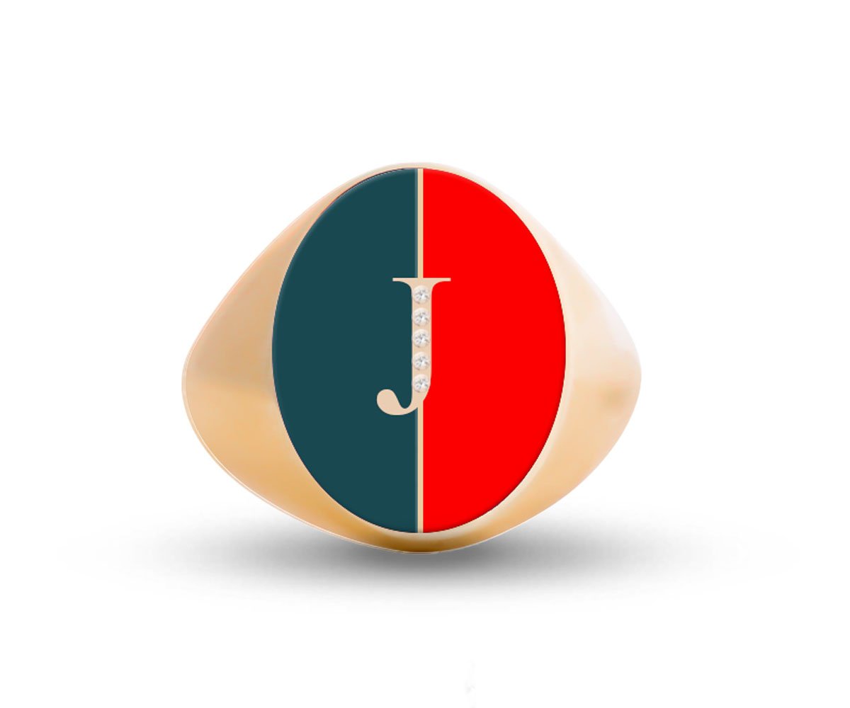 Intersections Letter Ring - Maison Mirath