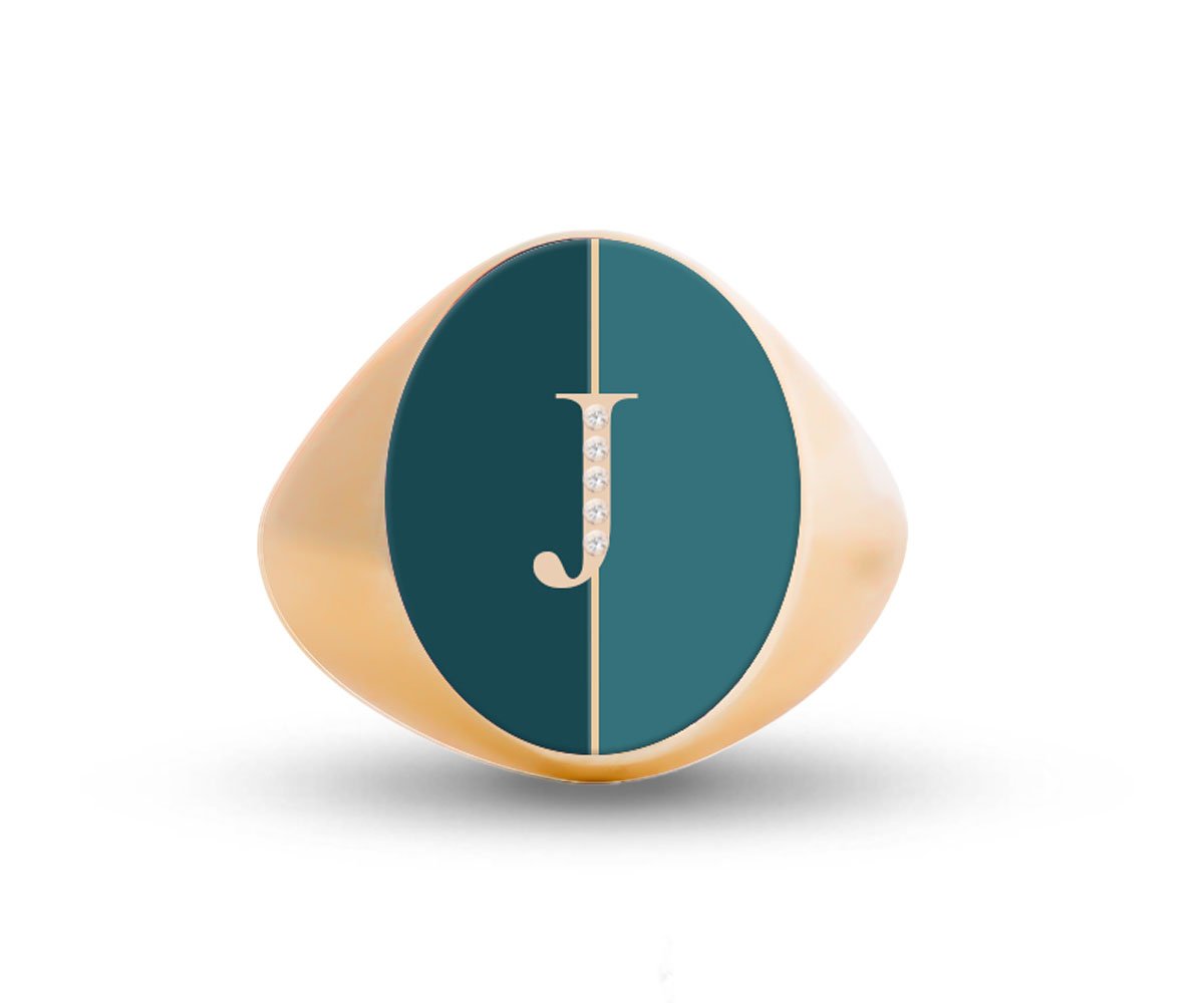 Intersections Letter Ring - Maison Mirath