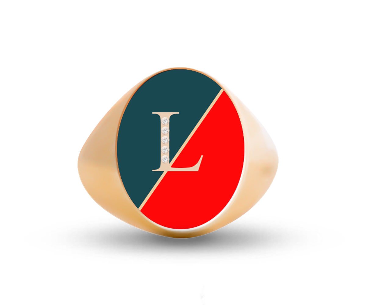 Intersections Letter Ring - Maison Mirath