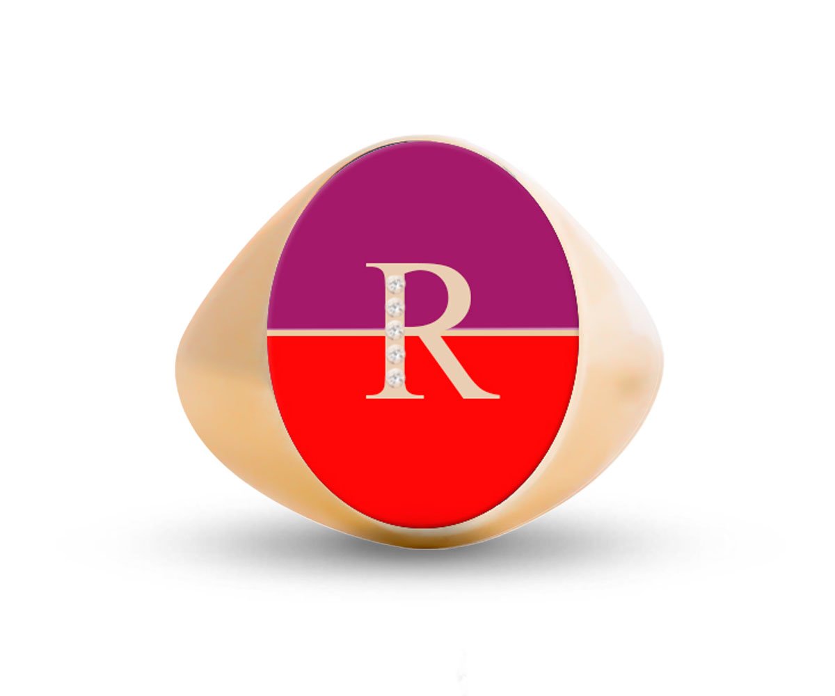 Intersections Letter Ring - Maison Mirath