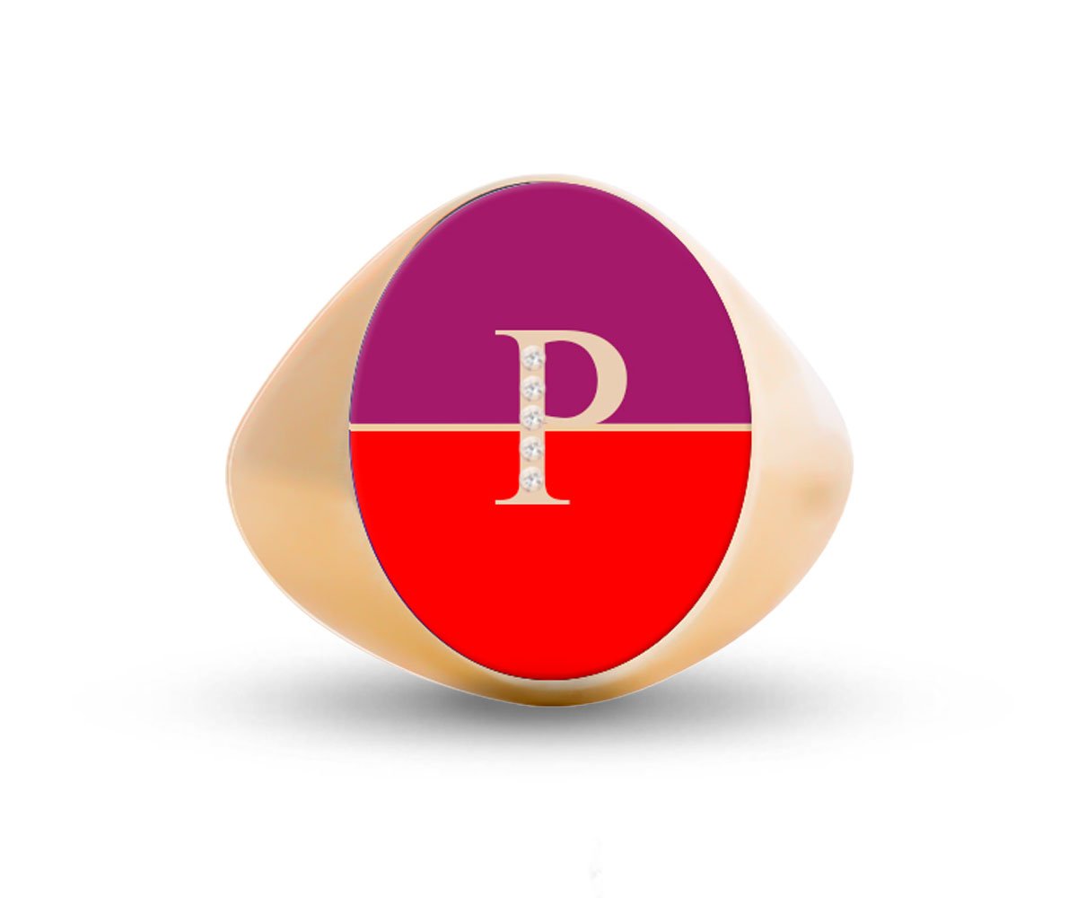 Intersections Letter Ring - Maison Mirath