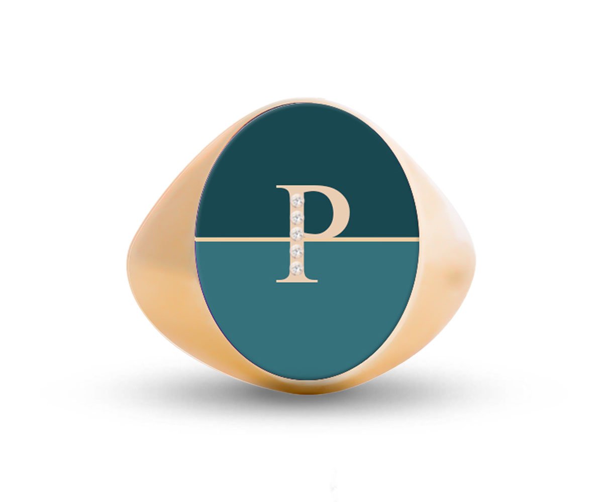 Intersections Letter Ring - Maison Mirath