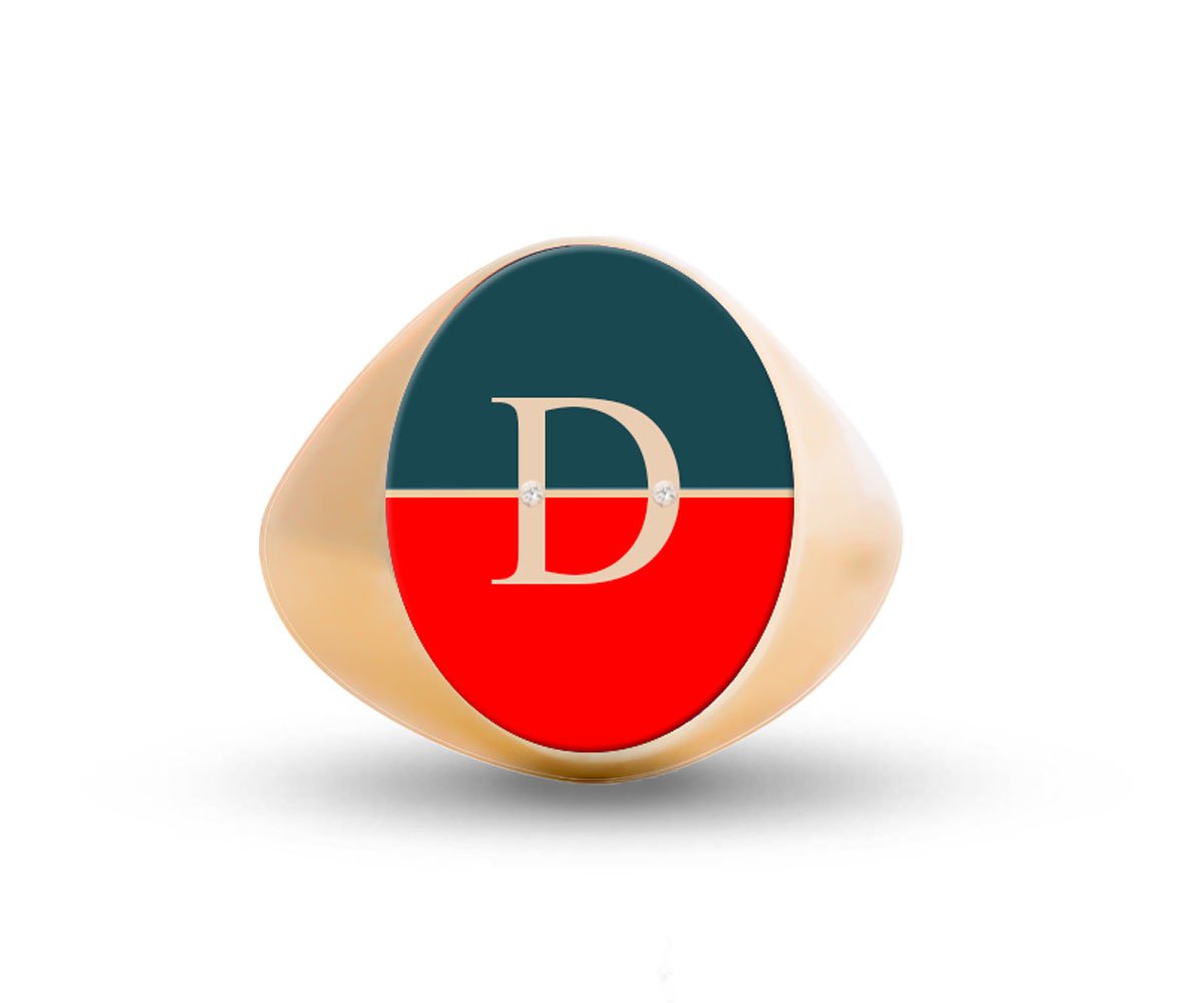 Intersections Letter Ring - Maison Mirath