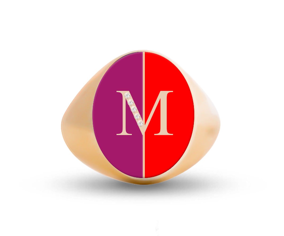 Intersections Letter Ring - Maison Mirath