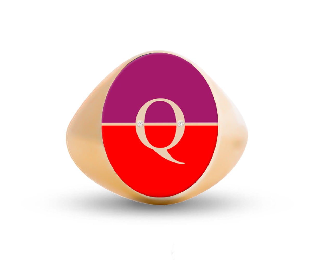 Intersections Letter Ring - Maison Mirath