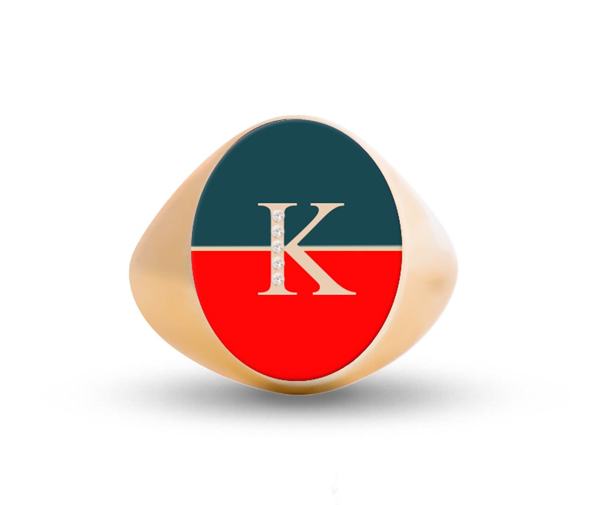 Intersections Letter Ring - Maison Mirath