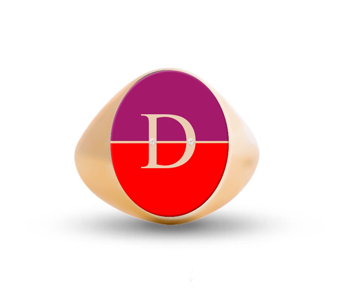 Intersections Letter Ring - Maison Mirath