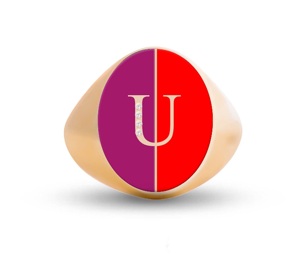 Intersections Letter Ring - Maison Mirath