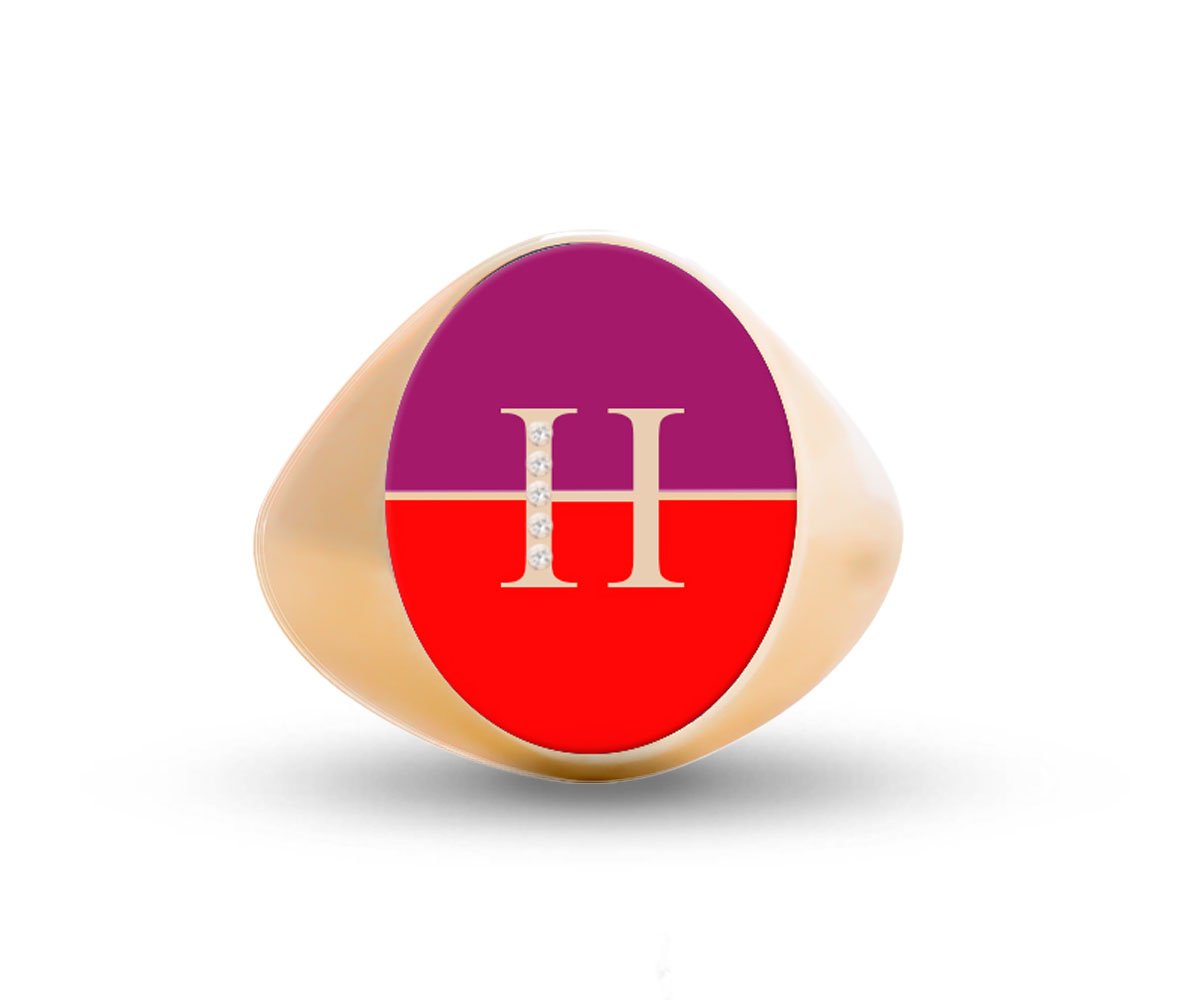 Intersections Letter Ring - Maison Mirath