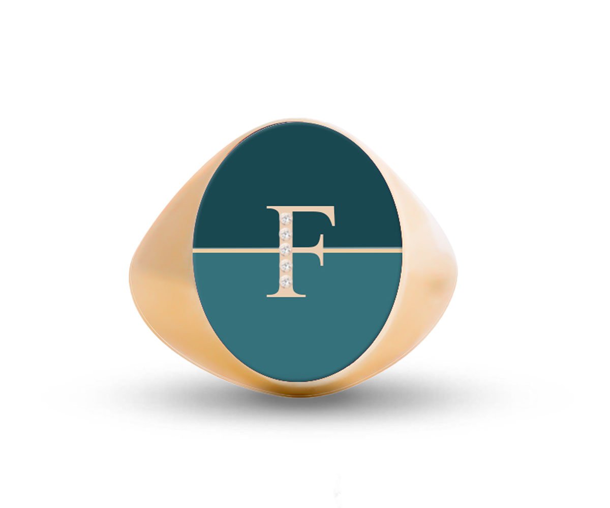 Intersections Letter Ring - Maison Mirath