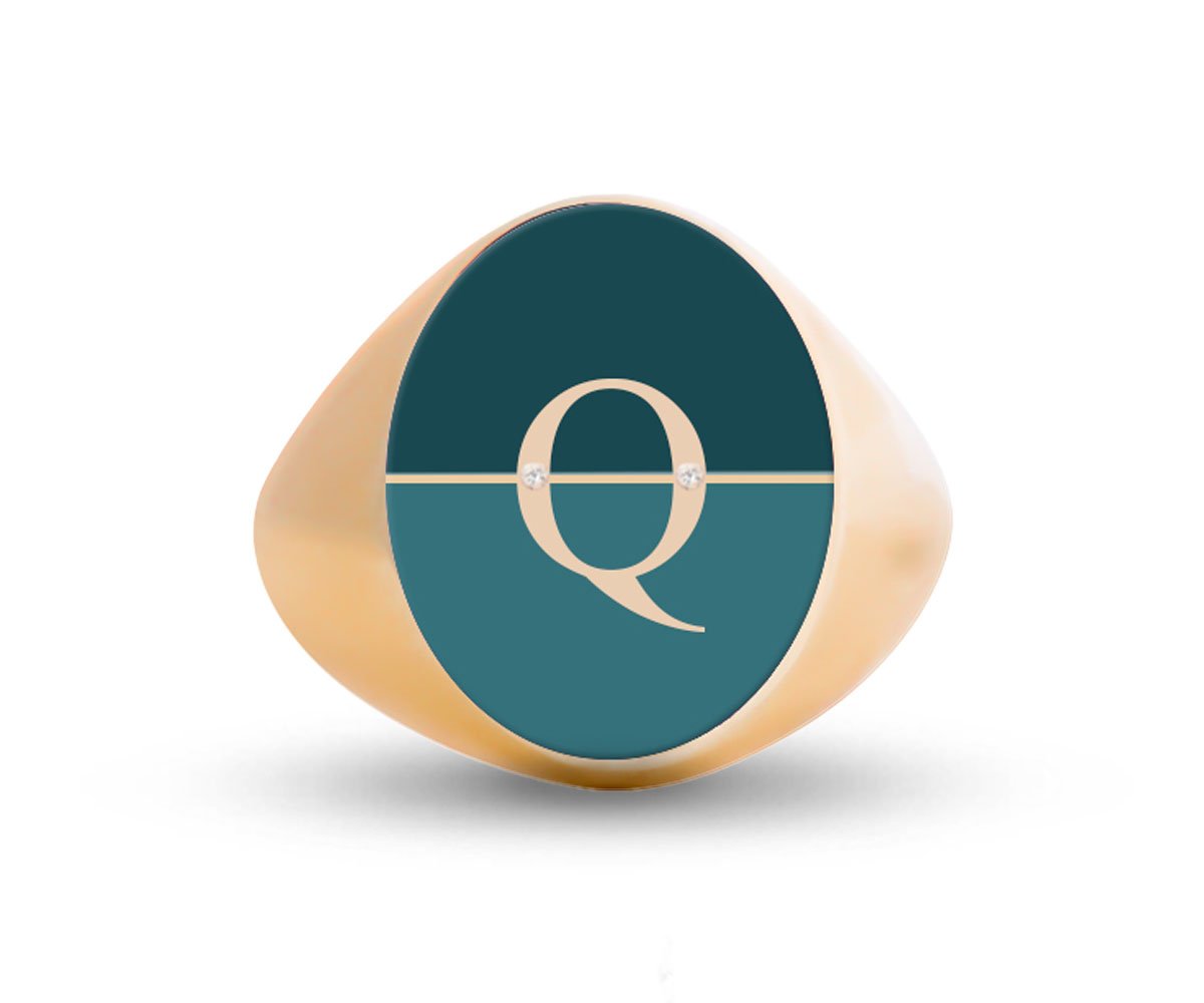 Intersections Letter Ring - Maison Mirath