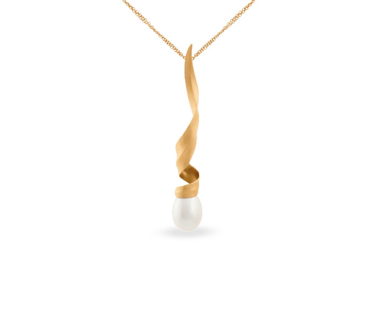 Leaf Drop Pendant (L) - Maison Mirath