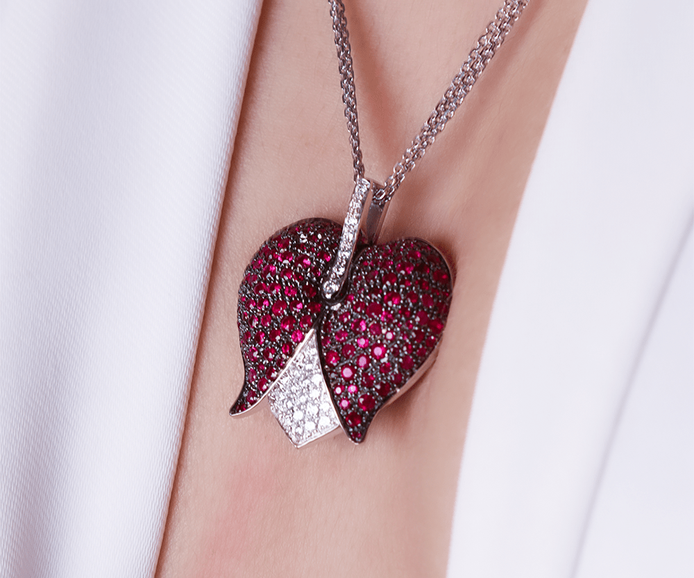 Flowing Heart Necklace - Maison Mirath