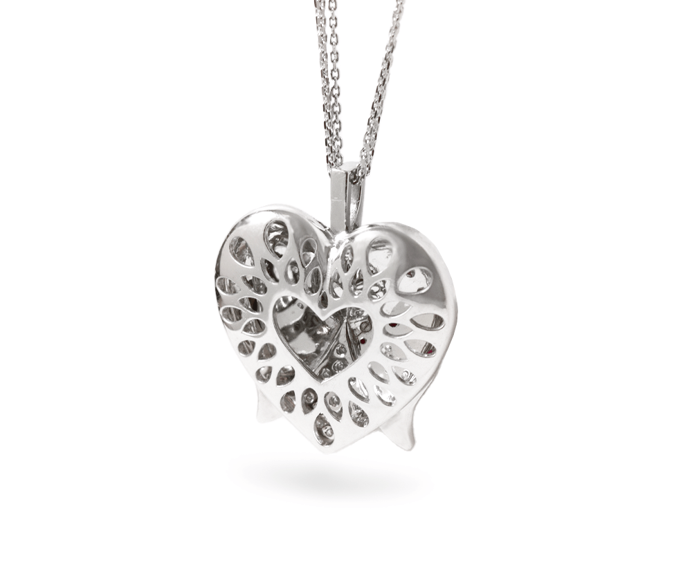 Flowing Heart Necklace - Maison Mirath