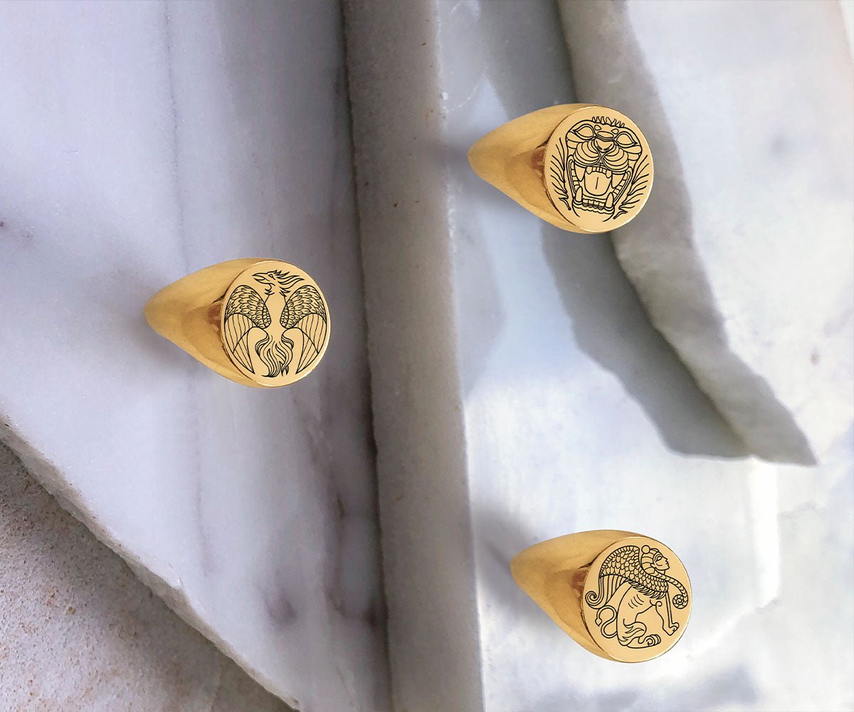 Lion Signet Ring - Maison Mirath